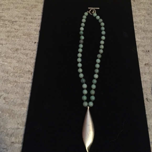 💄 Gold and jade necklace "Reaction "💄