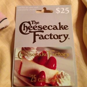 Cheesecake Factory gift card