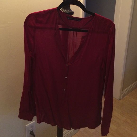 Zara Tops - Dark red top from Zara