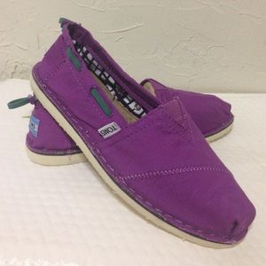 ⛔️SOLD⛔️💝Purple Bimini Wmn Stitchouts Toms