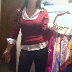 ⬇️FINAL DROP!🍁One piece maroon sweater