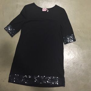 Juicy Couture Little Black Dress with Sequin