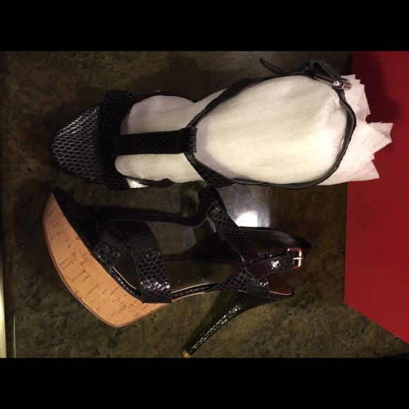 NEW🍷 black sandles🌹 - Nine West 4" heels
