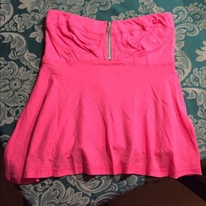 DKNY Jeans peplum tube top 💜