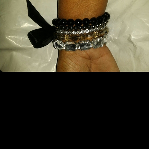 Satin & Pearls Bracelet