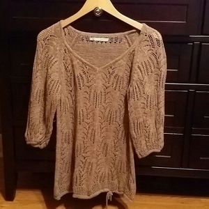 Taupe sweater sz large
