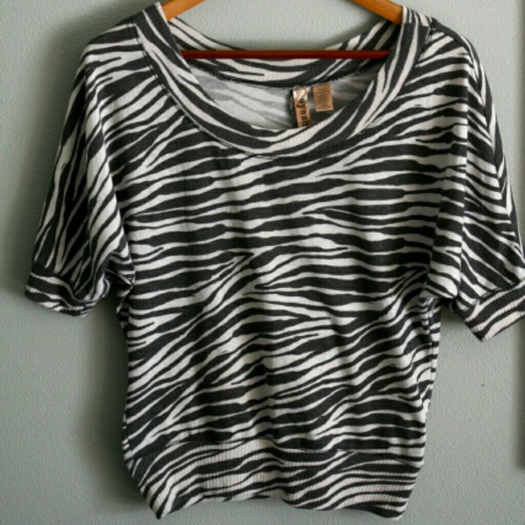 Zebra print top