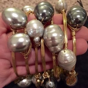 Bourbon and Boweties Silver Pearls - Set of 7