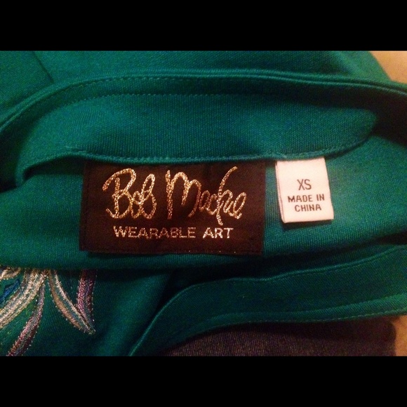 Bob Mackie Beautiful Paisley Design Top - Picture 4 of 4