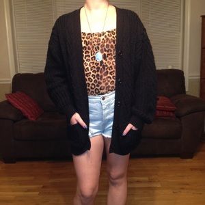 Oversized Knit Cardigan
