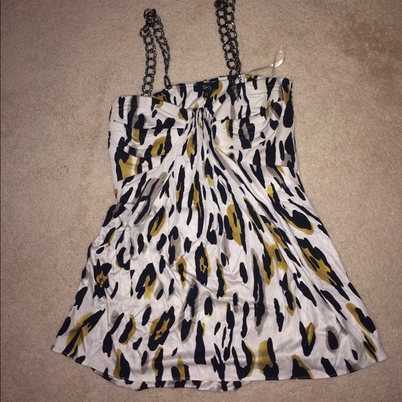Sky leopard cami