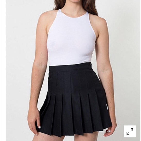 AA tennis skirt black