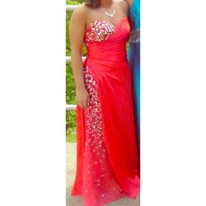 Red prom dress!