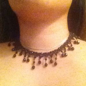 Black Beaded Choker