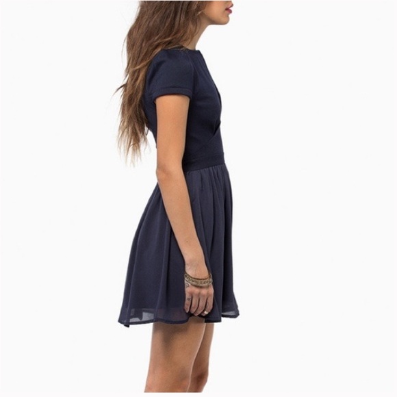 🚫 SOLD 🚫 BLACK* Skater Dress - Picture 3 of 4