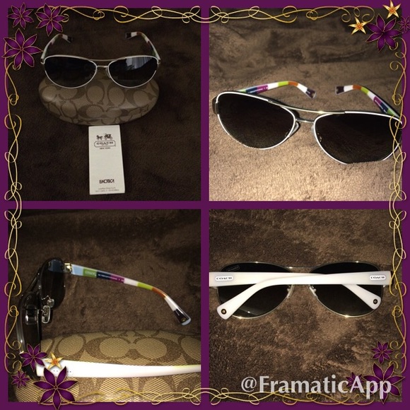 💯% Authentic Coach Aviator Sunglasses "Kristina"