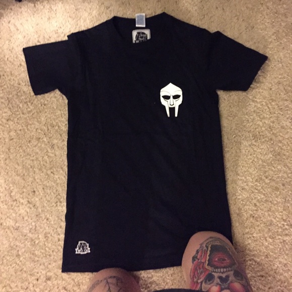 Actual fact rare MF DOOM hip hop mask tee