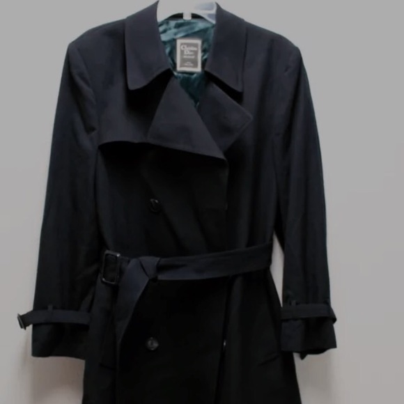 Mens Dior vintage Trench Coat circa 50's unisex