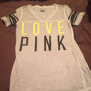 Victoria secret love pink shirt