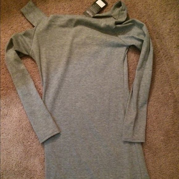 Gray tight dress