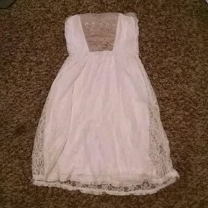 Size small cream and beige lace Vanity dress