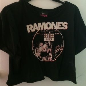 Ramones crop top