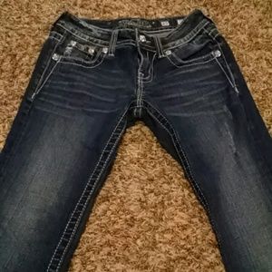 Size 25 boot cut Miss Me jeans