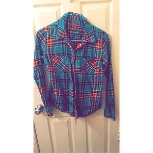 Green and Red Merona Flannel