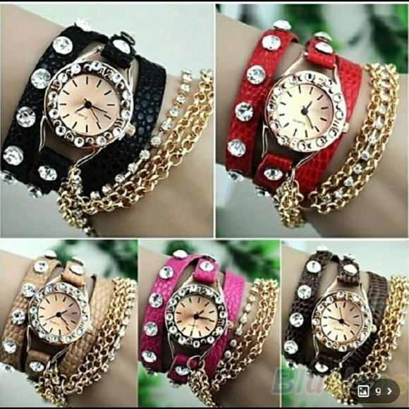 ***BRAND NEW***Leather Wrap Watch