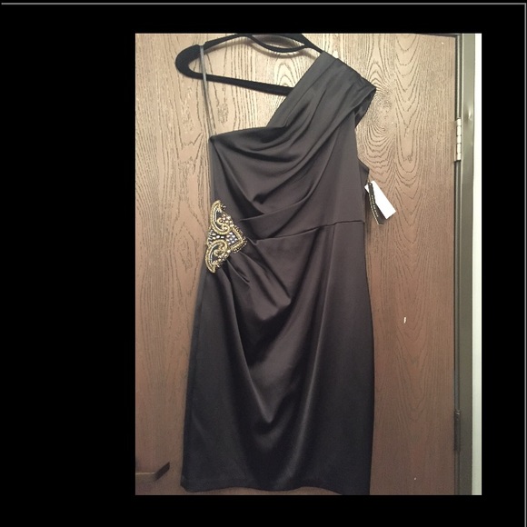 DaVid Meister Black  Cocktail Dress. - Picture 1 of 4
