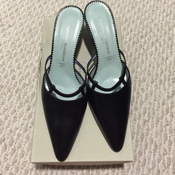 Sigerson Morrison black mule SZ 7.5
