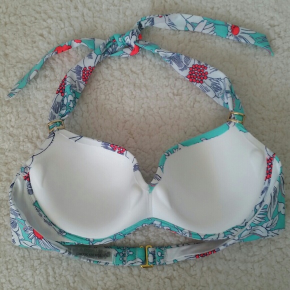 SOLD! Victoria's Secret Floral Bikini Top - Picture 3 of 4