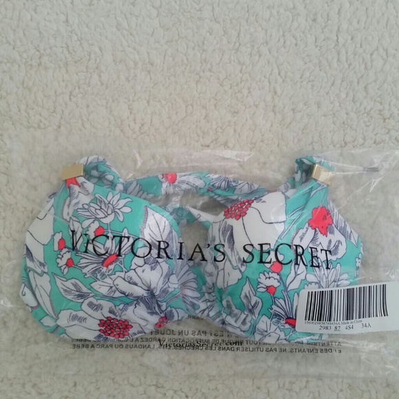 SOLD! Victoria's Secret Floral Bikini Top - Picture 4 of 4