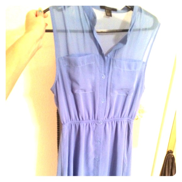 Dresses & Skirts - Light blue high-low dress