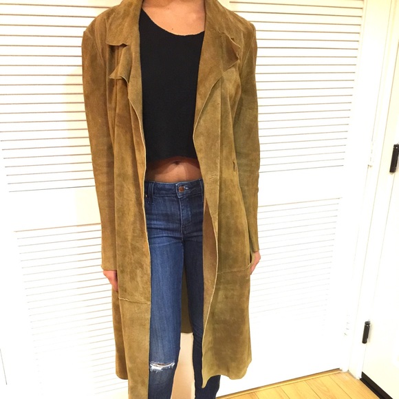 BISOU BISOU Suede Trench - Picture 2 of 4