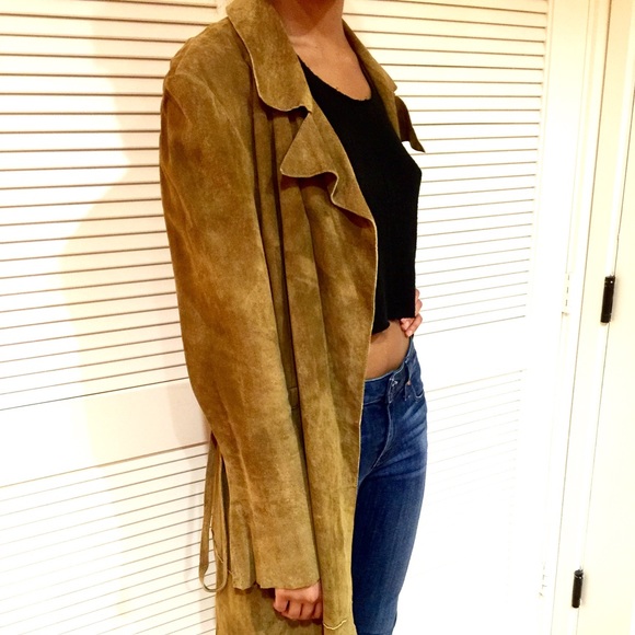 BISOU BISOU Suede Trench - Picture 4 of 4