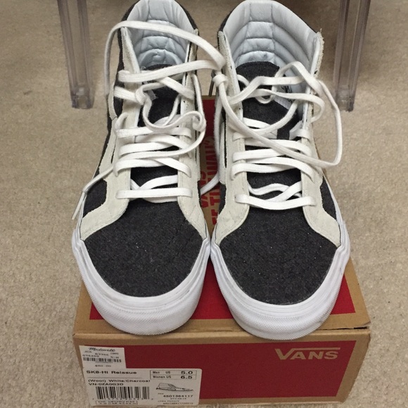 Vans SK8 Hi Reissue Wool Charcoal