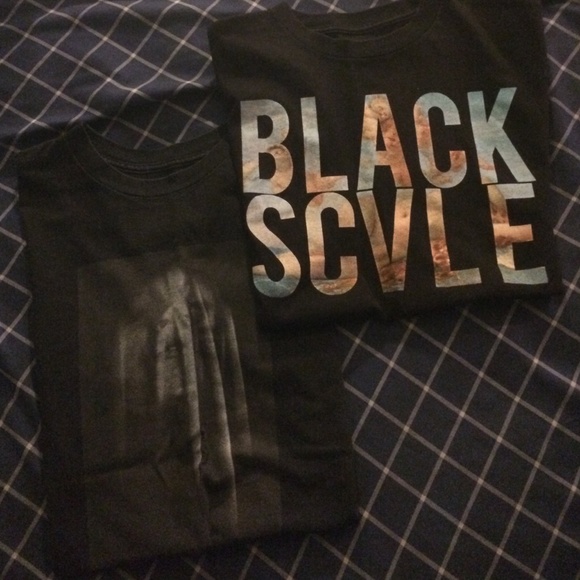 Two BlackScvle T-shirts