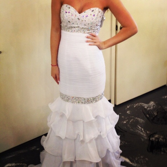 White Prom Dress
