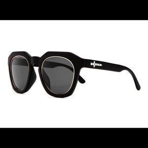 CRAP EYEWEAR Gold and Matte Black Sun Glasses