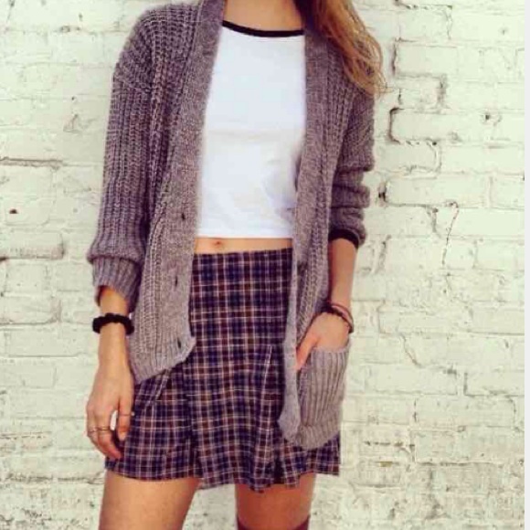 Plaid skirt