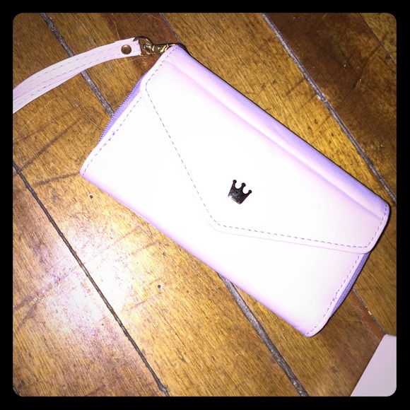 Purple wallet iPhone 5 case