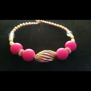 Gold filled beaded bangle