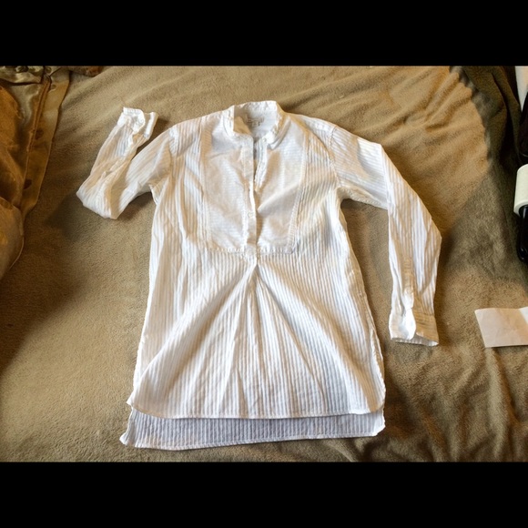 GAP White Linen Top