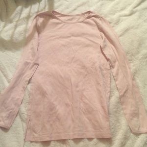 Pink long sleeve shirt from gap
