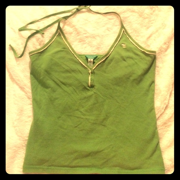 Abercrombie & Fitch Green halter top