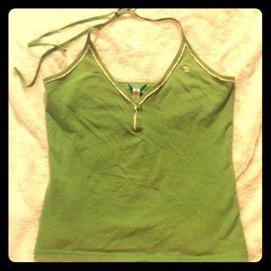 Abercrombie & Fitch Green halter top