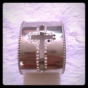 Cuff for wrist with cross