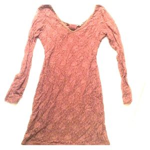 Sexy body cone dress with back out