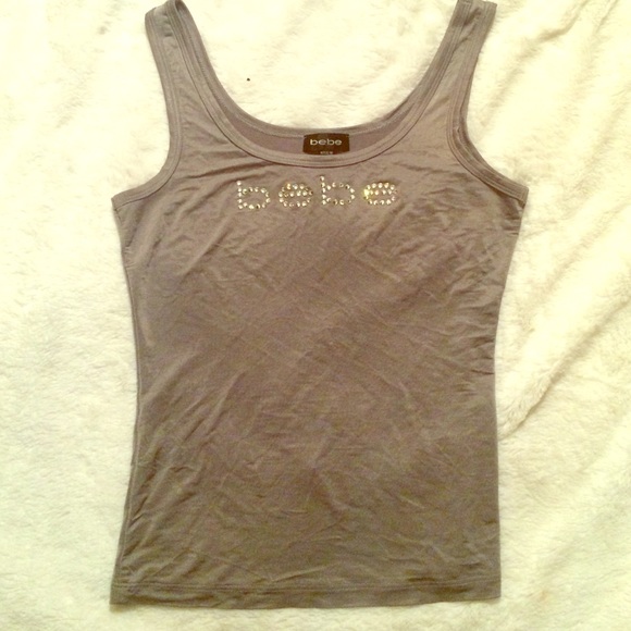 Silver Bebe tank